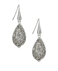 Patricia Nash Silver Plated Teardrop Earrings
