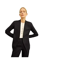 M.m.LaFleur Petite Butter Ponte Janette Blazer