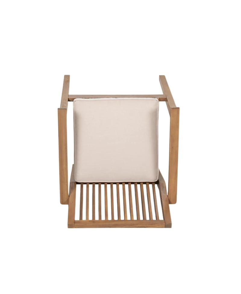 Streamdale Furniture Acacia Wood Patio Dining Chairs