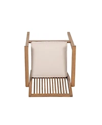 Streamdale Furniture Acacia Wood Patio Dining Chairs