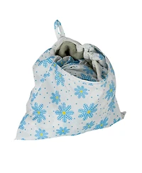 Household Essentials Deluxe Ironing Board Replacement Pad and Cover, Blue Floral Pattern