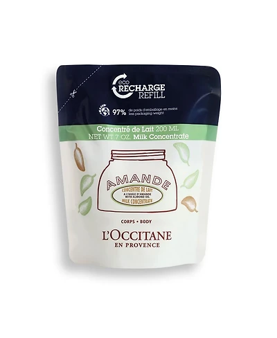 L'Occitane Almond Milk Concentrate Body Cream Refill 6.90 fl oz