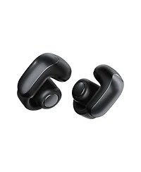 Bose Ultra Open Wireless Earbuds, Black, Bundle with White Smoke Silicone Case Cover