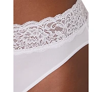 Maidenform Women's Everyday Pretty Lace Hi Cut Brief Panty