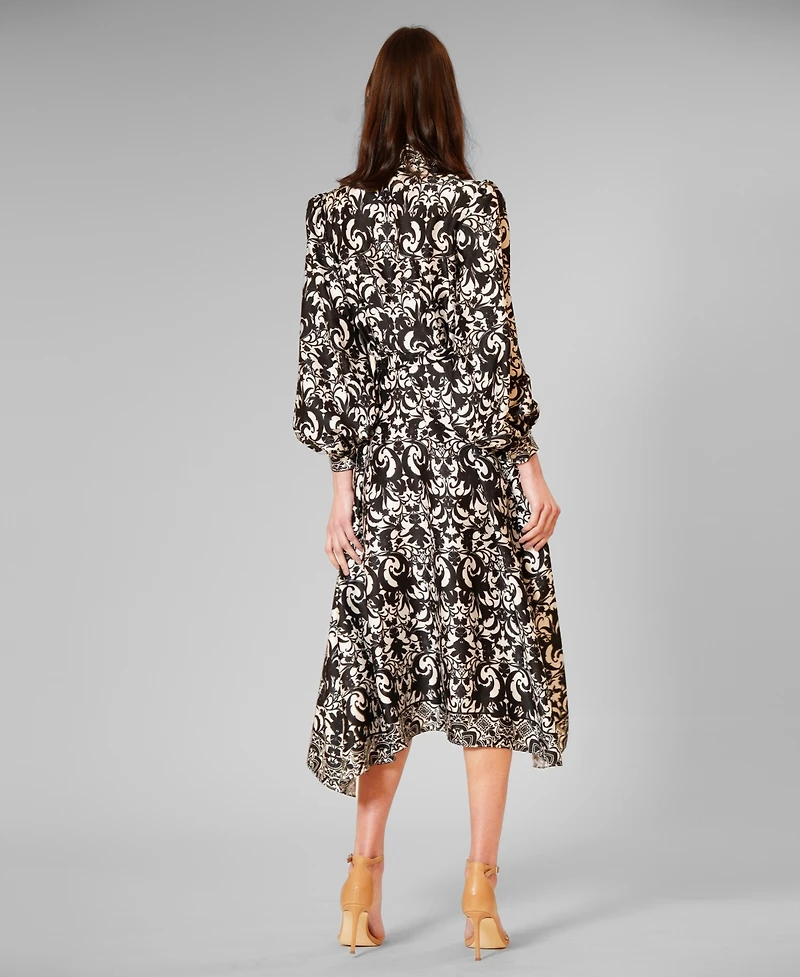 julia jordan Women's Long-Sleeve Collared Dress