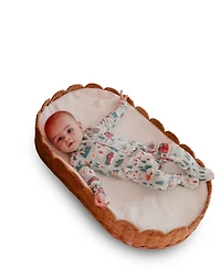 Copper Pearl Baby Boys' and Girls' Snowy Slopes Printed Zip-Up Footed Pajamas