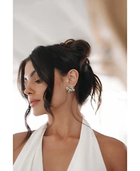 Untamed Petals Quinn Crystal Stud Earrings