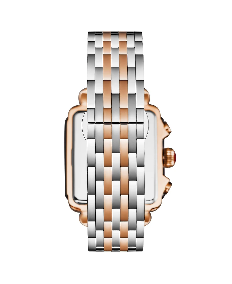 Stuhrling Womens 4083 Bezel Chronograph Watch with Mother of Pearl Dial and Silver Bracelet Watches