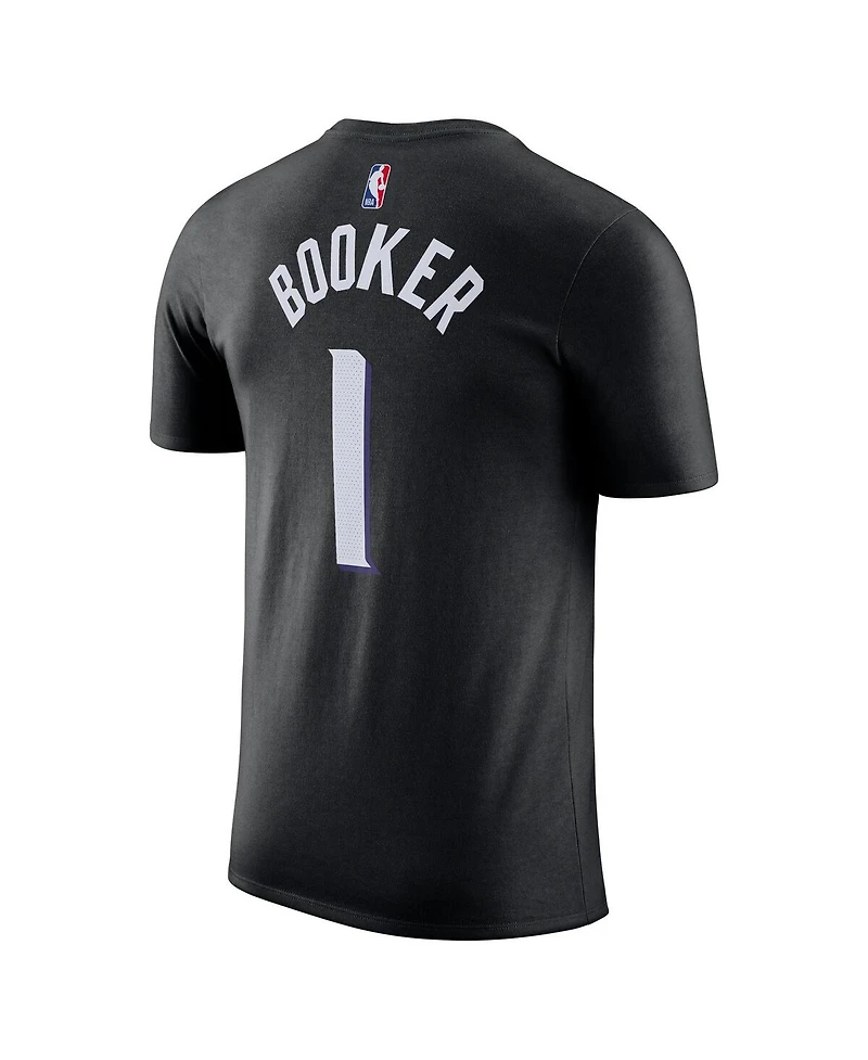 Jordan Men's and Women's Devin Booker Black Phoenix Suns Name Number T-Shirt - Statement Edition