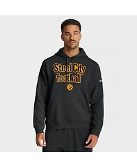 Nike Men's Black Pittsburgh Steelers Local Club Hoodie