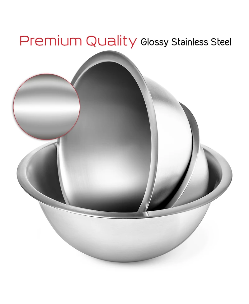 Nestl Stainless Steel 14-Pc. Mixing Bowls Measuring Cup Set