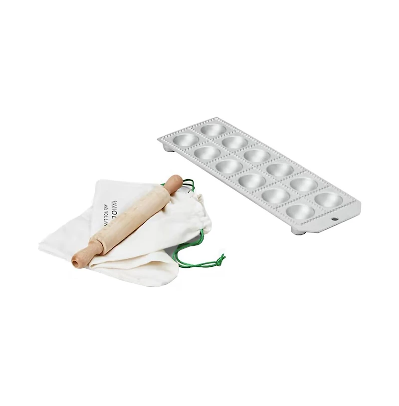 Verve Culture Ravioli Mold with rolling pin