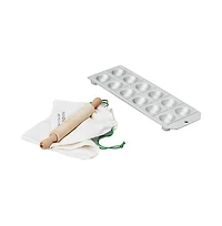Verve Culture Ravioli Mold with rolling pin