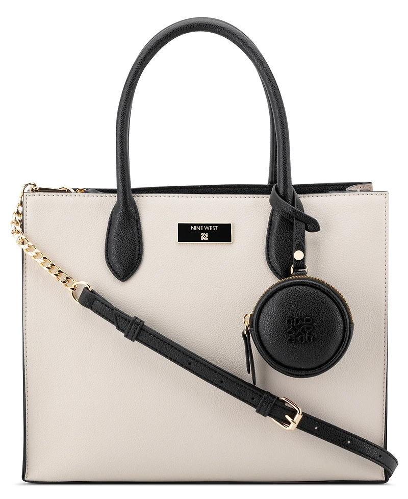 Nine West Kyrie Triple Compartment Satchel Bag