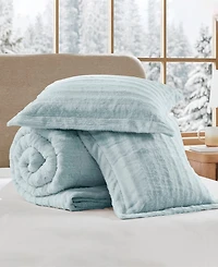 Madison Park Duke Reversible Faux Fur 3-Pc. Comforter Set, King/California King