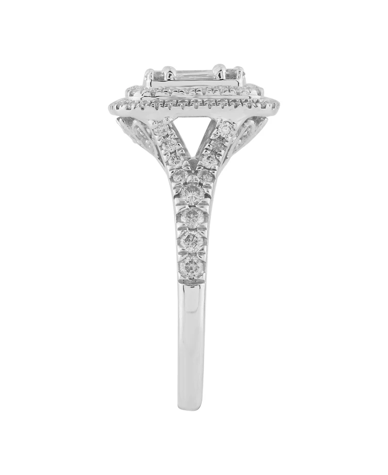 Macy's White Baguette Diamond Ring (1 ct. t.w.) in 10k White Gold