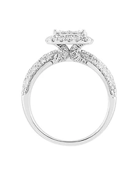 Macy's White Princess-Cut Diamond Ring (1 ct. t.w.) in 10k White Gold