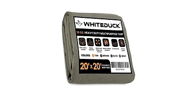 18 oz. Canvas Tarp 20x20 Olive