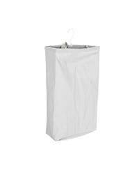 Household Essentials Door Hanging Laundry Bag, Grey
