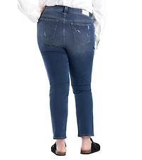 Slink Jeans Women's Denim High Rise Straight Leg 30" inseam - Maggie