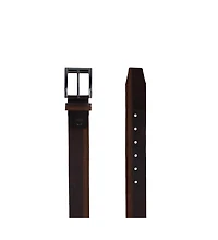 Trafalgar Men's Santiago Mixed Genuine Leather Stitched 38mm Casual Belt