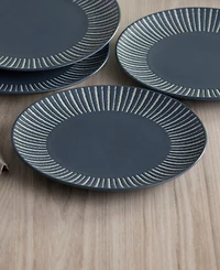 Noritake Colorwave Stripe Coupe Accent Plates, Set of 4