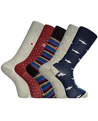 Love Sock Company Men's Melbourne Bundle Socks, 5-Pack