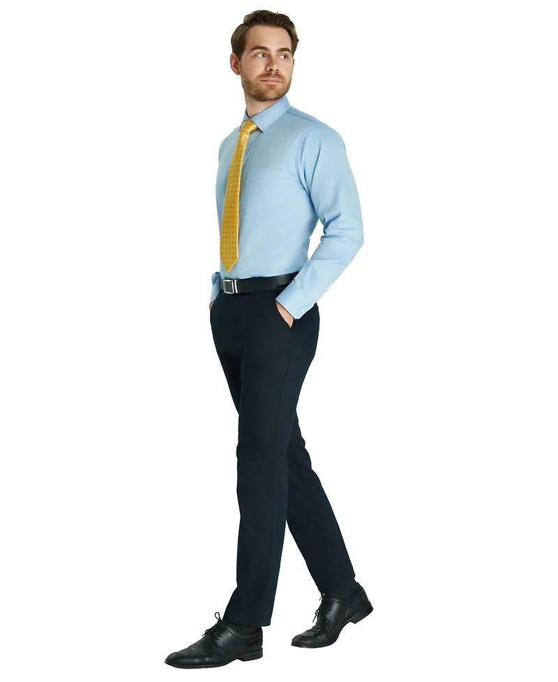 Club Room Men's Pinpoint Solid Dress Shirt, Macy's Exclusive