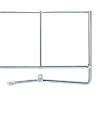 Household Essentials Metal Shelf Organizers for Closet Organization, Silver