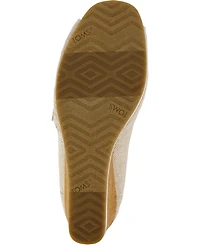 Toms Women's Essential Slip-On Wedge Sandals