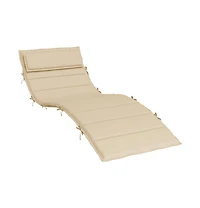 vidaXL Set of 1 Sun Lounger Cushion fabric 70.9" x 23.6" x 1.6