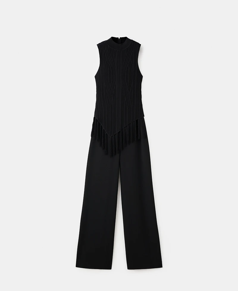 Mango Women's Fringed Jumpsuit