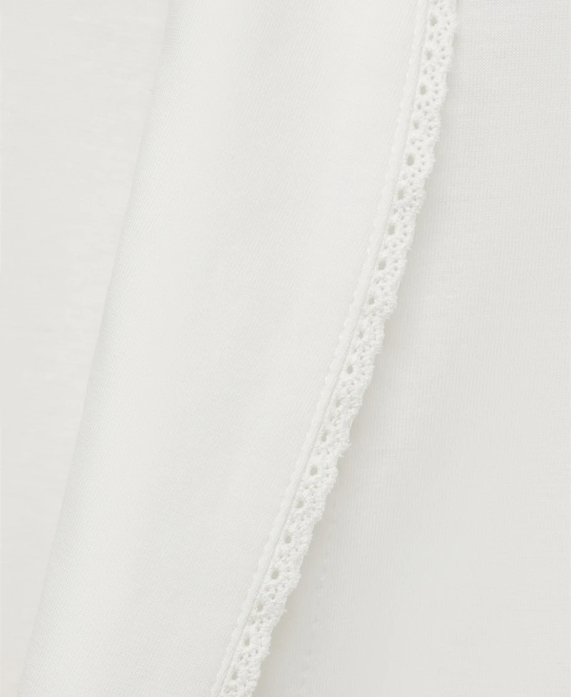 Mango Women's Embroidery Detail Cotton Gown