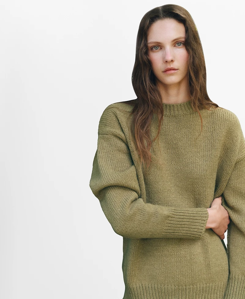 Mango Women's Oversized Chunky-Knit Sweater