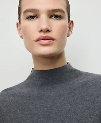 Mango Women's Perkins Neck Fitted Sweater