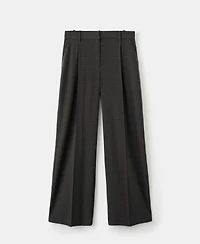 Mango Women's Check Pleated Pants