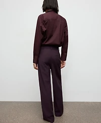 Mango Women's Side Striped Trousers