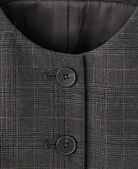 Mango Women's Check Suit Waistcoat