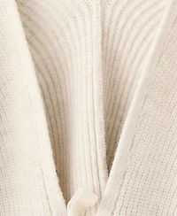 Mango Women's V-Neck Bows Cardigan