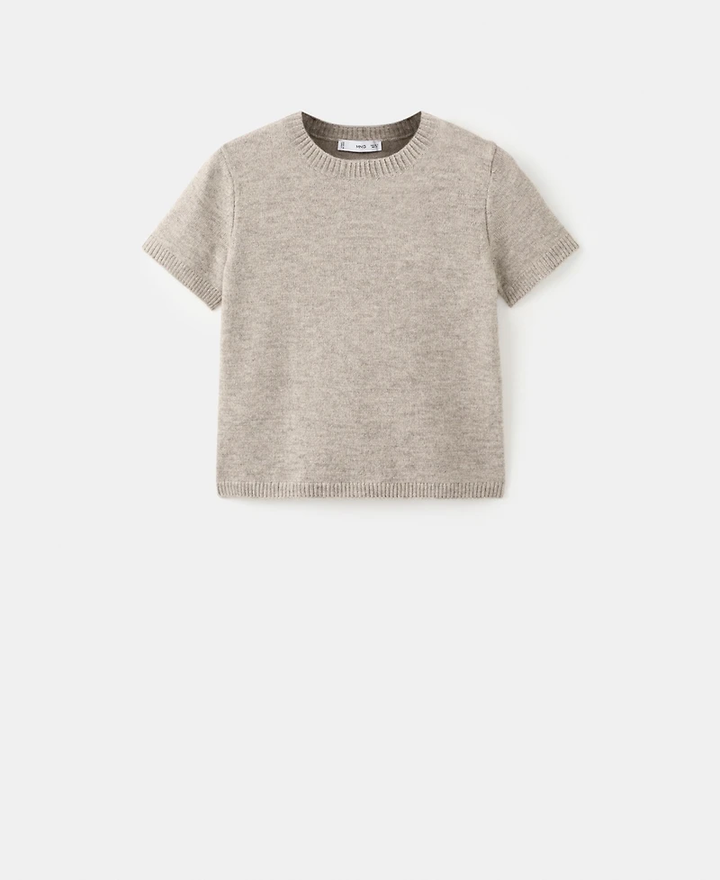 Mango Women's Short-Sleeved Knitted Sweater