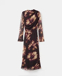 Mango Women's Tie-Dye Ruched Dress