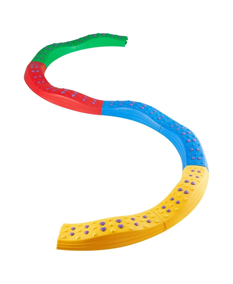 Mecale Balance Beam Stepping Stones, Toddler Balance Boards with Non-Slip Surface & Rubber Pads, Montessori Toy for Kids 2–6, Indoor/Outdoor Pl