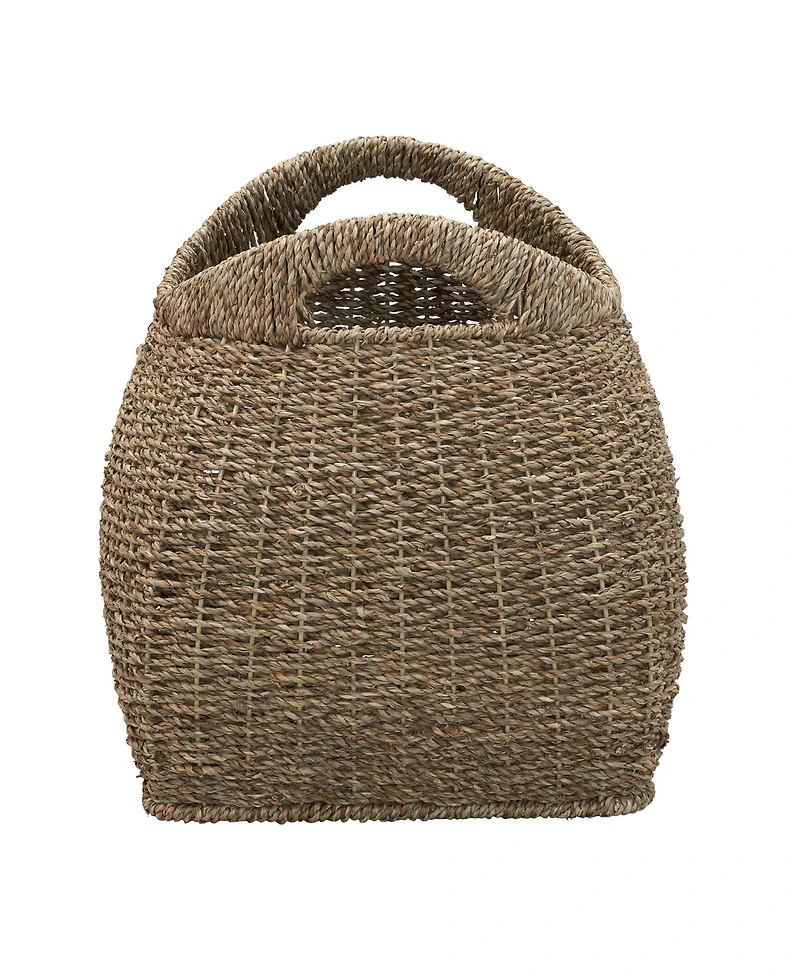 Household Essentials Handled Basket, Seagrass