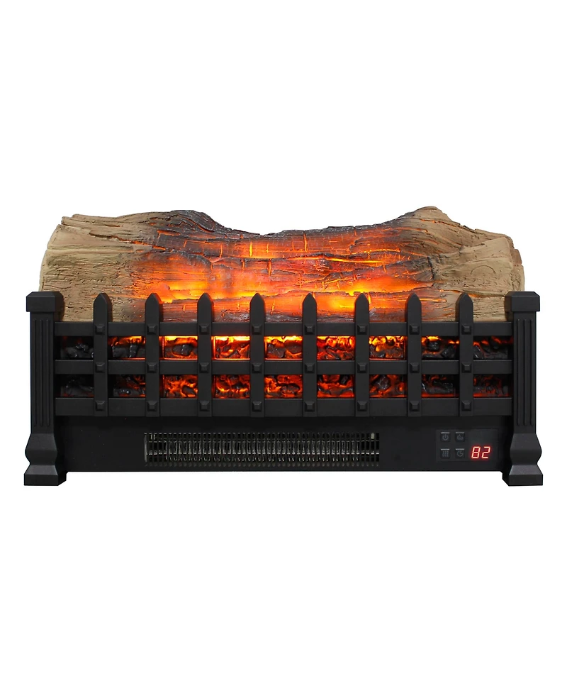Flynama 20 inch Electric Fireplace 3D Log set insert, Free Standing Fireplace Heater for Indoor