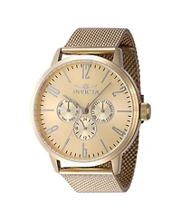 Invicta Men's 47615 Specialty Quartz VH63 Gold Dial Watch