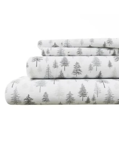 Linery Co. Ultra Soft Turkish Cotton Flannel Lodge Print Sheet Set
