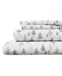 Linery Co. Ultra Soft Turkish Cotton Flannel Lodge Print Sheet Set