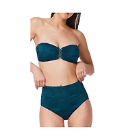 Profile by Gottex Women's Jolene Textured Bandeau Bikini Top