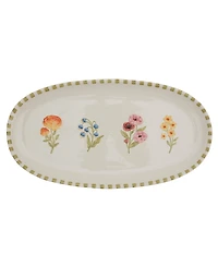 Haven 14.5" Floral Oval Platter