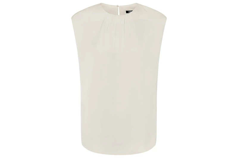 Olsen Women's Satin Effect Sleeveless Shell Top